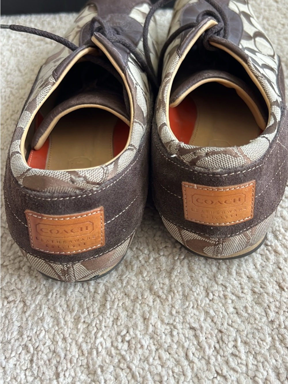 Coach Men's Brown Casual Shoes size 10 - Picture 3 of 4